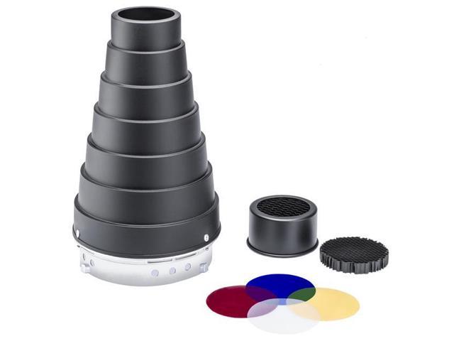Photos - Studio Lighting Flashpoint Snoot Kit for Bowens Mount Strobes #FP-LF-SNB FP-LF-SNB 