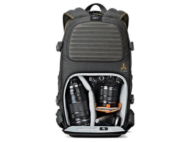 Lowepro Flipside Trek BP 250 AW Backpack for DSLR & 1-2 Lenses, Gray/Dark Green