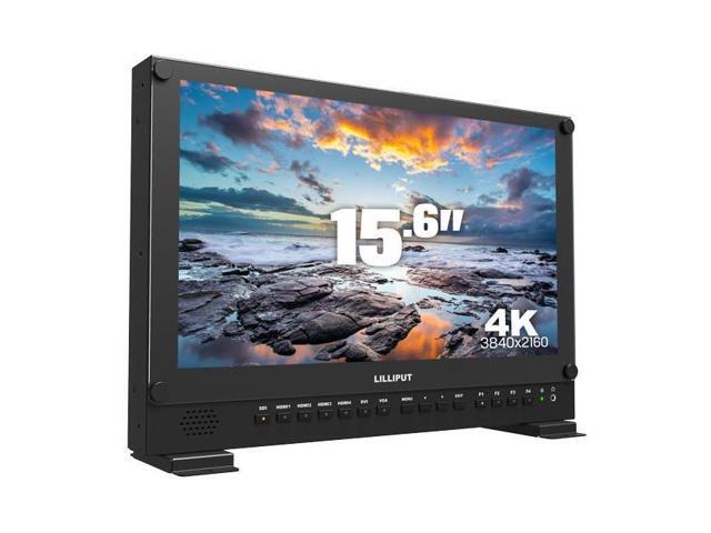 LILLIPUT BM150-4K 15.6' 4K 3840×2160 Ultra-HD resolution, 1000:1 Contrast Ratio, 25ms Response Time with Carry-on Metal case 3G-SDI, HDMI, VGA, AV...