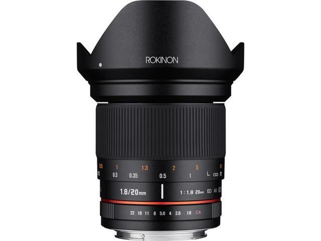 Photos - Camera Lens Rokinon 20mm f/1.8 ED AS UMC Wide Angle Lens for Canon EF Mount #RK20M-C R 