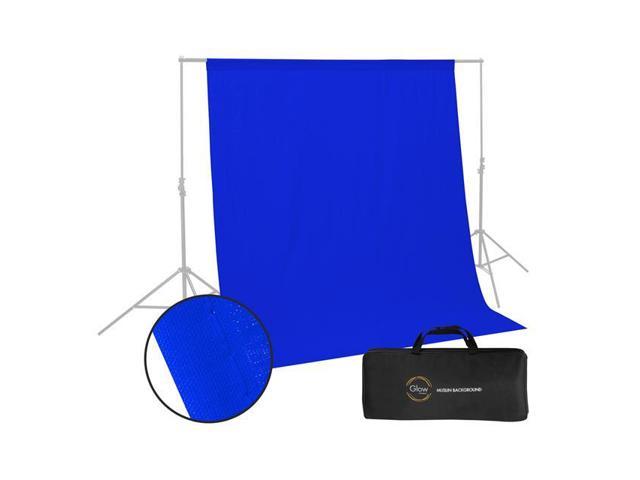Photos - Studio Lighting Glow Muslin Background - 10 x 10 '  #BG-BL-1010 BG-BL-1010 (Chroma Blue)