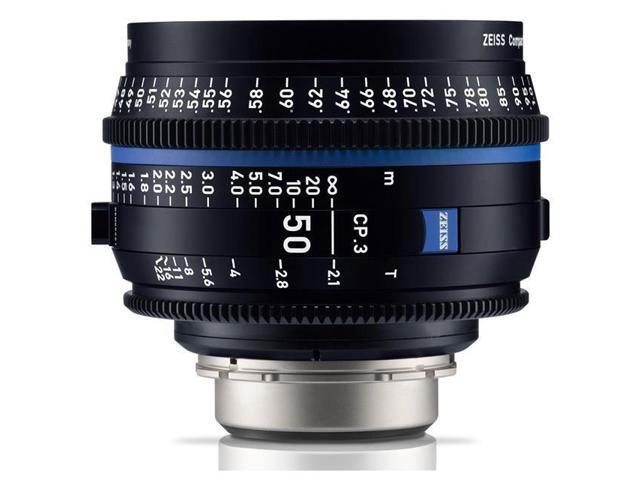 Zeiss CP.3 50mm T2.1 Compact Prime Cine Lens (Feet) with Canon EF Mount #2177328