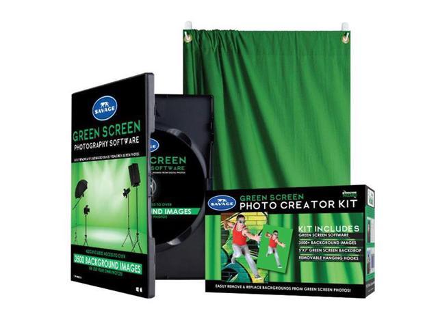Photos - Studio Lighting Savage Green Screen Photo Creator Kit with Digital Software #GSPCK GSPCK 
