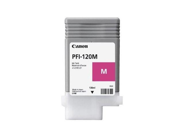 Canon PFI-120 130ml Pigment Ink Tank for Select imagePROGRAF PRO and TM Series Printers, Magenta