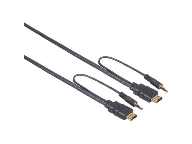 Kramer Electronics C-MHMA/MHMA High-Speed HDMI M Cable & 3.5mm Audio Cable, 3'