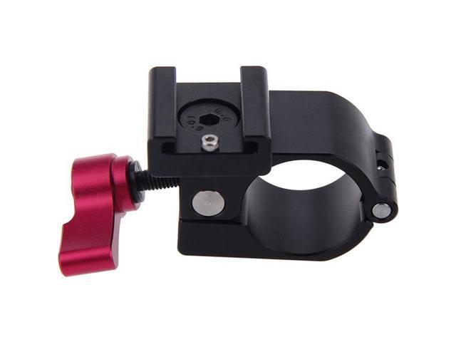 CAMVATE 25mm Rod Clamp with Shoe Mount for DJI Ronin-M, Freefly MoVI, Red Knob
