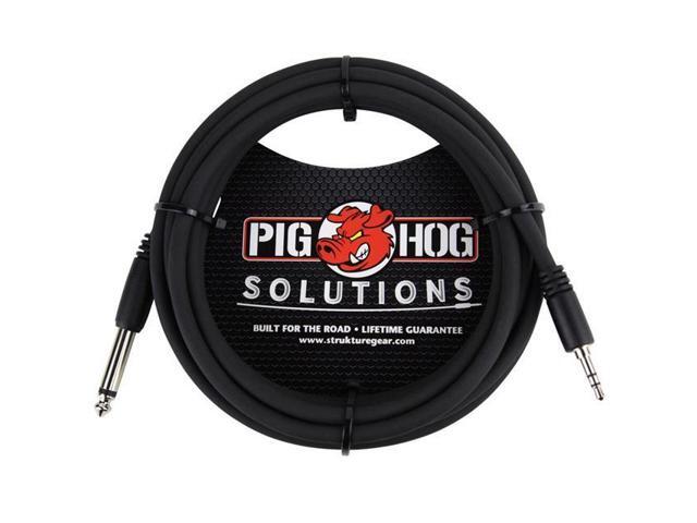 Pig Hog Solutions 3.5mm TRS to 1/4' Mono Adapter Cable (10 ft.)