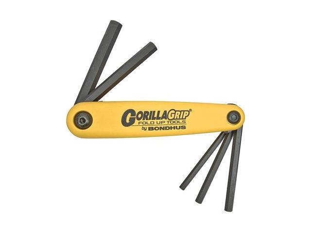 Photos - Drill / Screwdriver Bondhus 116-12585 3-16 Inch-3-8 Inch Gorilla Gripfold-Up Tool Set 