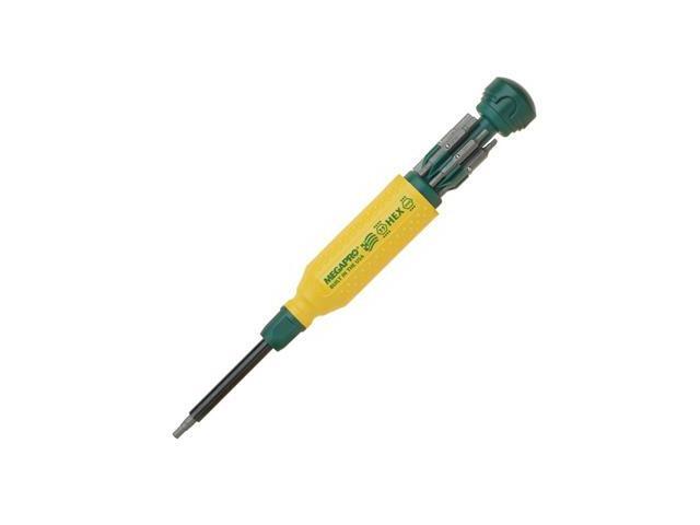 MEGAPRO 151HX-B Hex Bit 8 1/2 in, Drive Size: 1/4 in, Num. of pieces:8