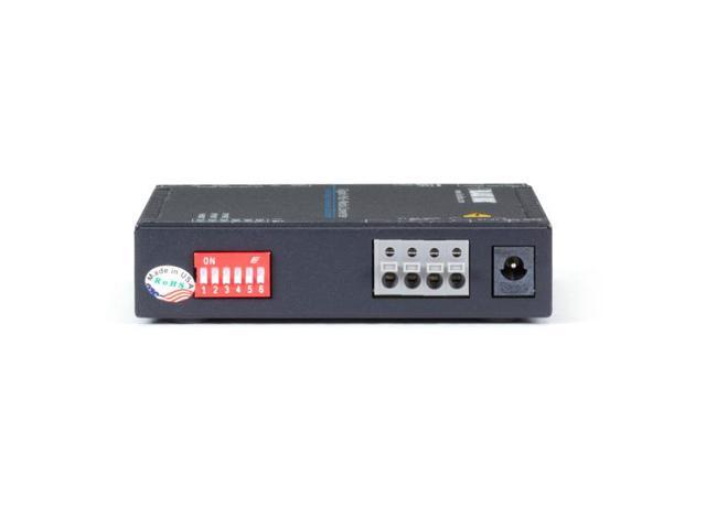 Gigabit PoE+ Media Converter, 10/100/1000BASE-T to SFP