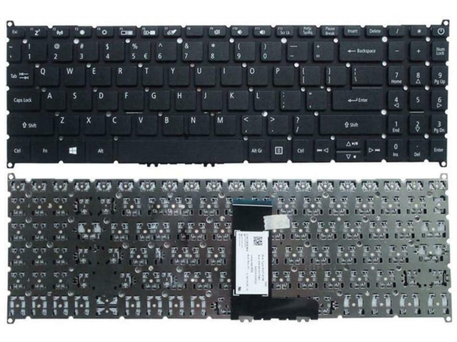 New US Black English Laptop Keyboard (without palmrest) for Acer Aspire 5 A515-52 A515-52G A515-52-7290 A515-52G-57TT A515-52G-52KN A515-52-548C...