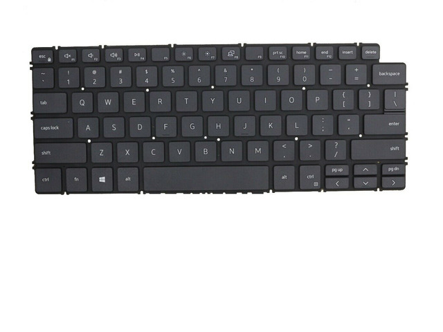 New US Black English Backlit Laptop Keyboard (without palmrest) Replacement for Dell Latitude 13 3301 Vostro 5390 5391 Light Backlight
