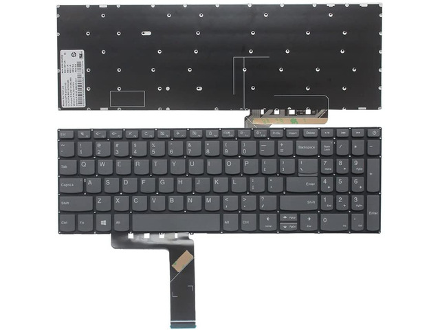 New US Black English Laptop Keyboard (Non-backlit) Compatible with Lenovo IdeaPad S540-15IWL S540-15IML