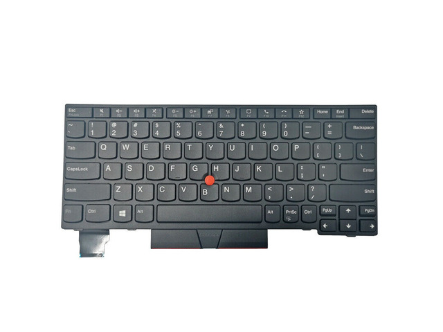 New US Black English Laptop Keyboard (Non-backlit) Compatible with Lenovo Thinkpad X13 L13 Gen 2 L13 Yoga P/N:01YP080 01YP000