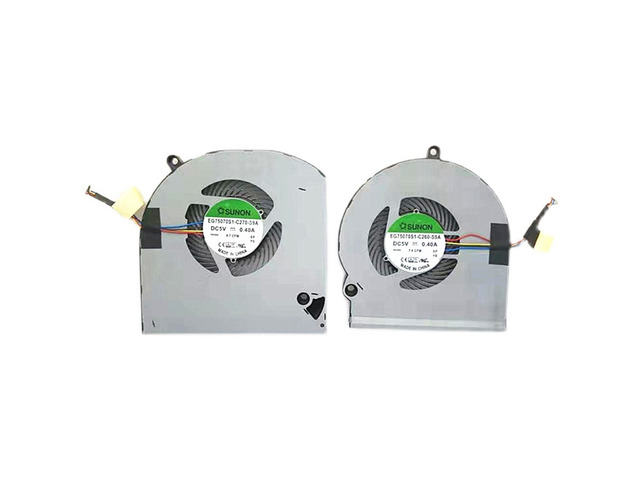 New CPU+GPU Cooling Fan for Dell Alienware15 R3 R4 P69F P/N:07FRVC 03FT5 EG75070S1-C260-S9A EG75070S1-C270-S9A