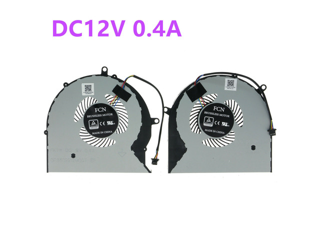 New CPU+GPU Cooling Fan Replacement for Asus FX63VM FZ63VM FZ63VD GL703VD GL703VM FK7W FK7V