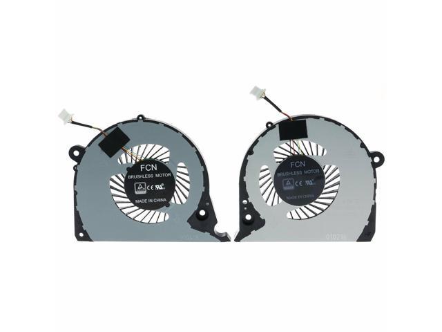 New Laptop CPU+GPU Cooling Fan Replacement for Dell Inspiron G7 15-7000 7577 7588 P72F P/N:DFS2000054H0T DFS541105FC0T