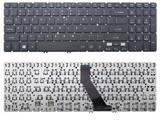 New Laptop Keyboard (without Frame) for Acer Aspire M5-583 M5-583P M5-583P-5859 M5-583P-6423 M5-583P-6428 M5-583P-6637 M5-583P-9688 Series,US...
