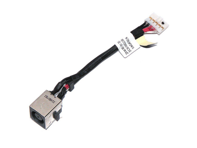 New AC DC Jack Power Plug In Charging Port Connector Socket with Wire Cable Harness for Dell Latitude E5550 0PKHWY PKHWY DC30100Q000