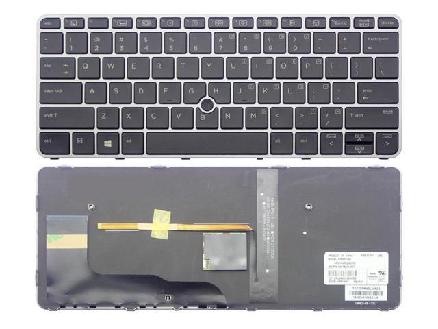 New US Black Backlit Keyboard For HP EliteBook 725 G3 725 G4 820 G3 820 G4 Light Backlight