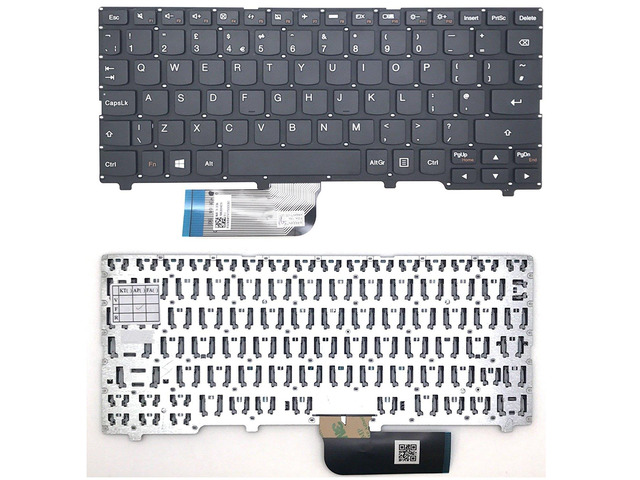 New US Black Laptop Keyboard (without frame) For Lenovo Ideapad 100S-11IBY 110S-11IBR