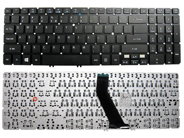 New US Black English Laptop Keyboard (without frame) For Acer Aspire V5 V5-572 V5-572-6498 V5-572-6632