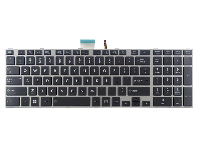New US Layout Backlit Laptop Keyboard For Toshiba Qosmio X870-BT2G23 X870-BT3G23 X870-ST3NX1 X870-ST4GX1 X875-Q7190 X875-Q7280 X875-Q7290...