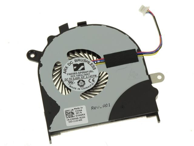 New Laptop CPU Cooling Fan For Dell Inspiron 7558 7568 P/N's: 3NWRX 03NWRX FN0565-SP084P2BL 023.1003J.0001