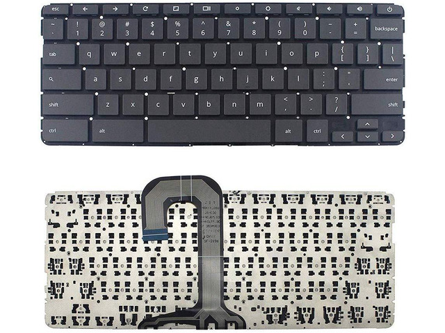 New US Black English Keyboard (Without palmrest) for HP Chromebook 14-ca 14-CA020NR 14-CA021NR 14-CA023NR 14-CA030NR 14-CA040NR 14-CA043CL...