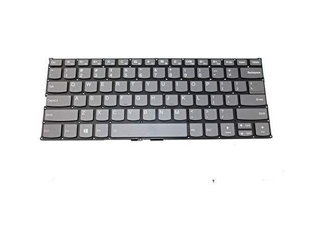 New US Gray English Backlit Laptop Keyboard (without palmrest) for Lenovo Flex 6-14ARR Flex 6-14IKB Light Backlight
