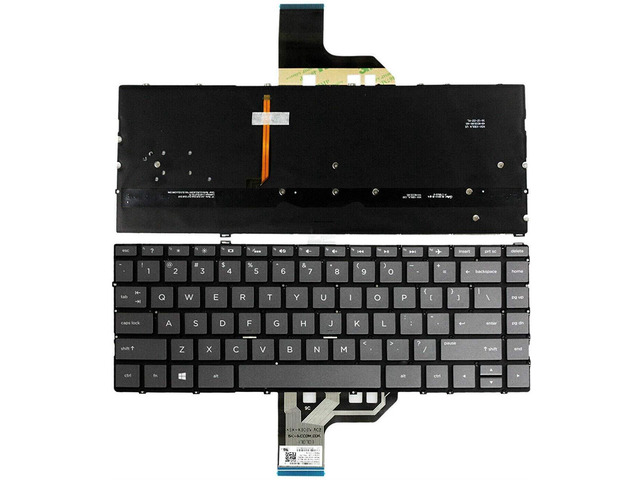 New US Gray English Backlit Laptop Keyboard (without palmrest) for HP Envy 13-AG 13-AG0007CA 13-AG0010CA 13Z-AG000 13m-ag 13m-ag0001dx 13m-ag0002dx...