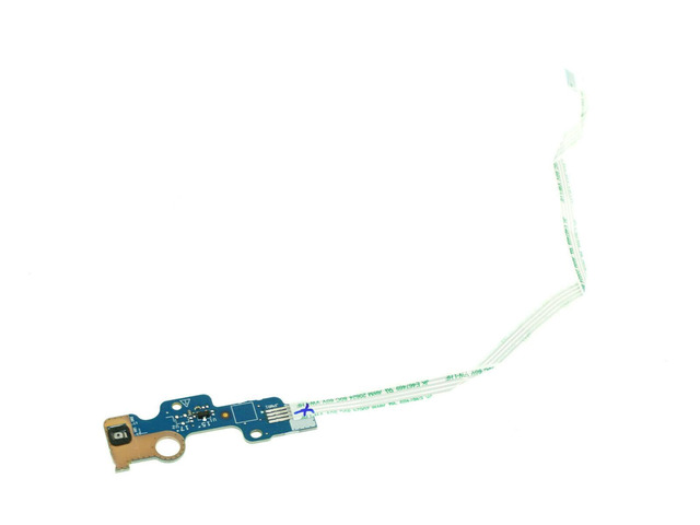 New Power Switch Button Board With Ribbon Cable for Dell Inspiron 15 (5570 / 5575) P/N: LS-F114P 0F114P CAL50 NBX00028G00