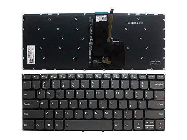 New US Black English Backlit Laptop Keyboard (Without palmrest) for Lenovo Ideapad 330-14AST 330-14IGM 330-14IKB 81DA 81G2 330S-14AST 330S-14IKB...