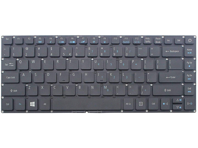 New US Black English Laptop Keyboard (without palmrest) for Acer Swift SF314-51 SF314-51-52W2 SF314-51-31NE