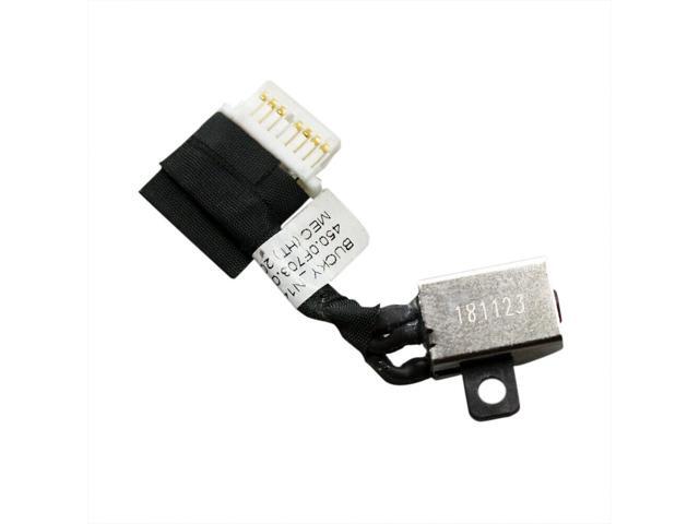 AC DC Jack Power Plug in Charging Port Connector Socket with Wire Cable Harness Replacement for Dell Inspiron 14 (5480) / 15 (5580) / Vostro 5581...