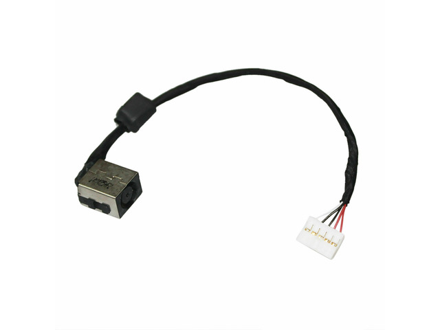 AC DC Jack Power Plug in Charging Port Connector Socket with Wire Cable Harness Replacement for Dell Inspiron 14 5457 P49G003