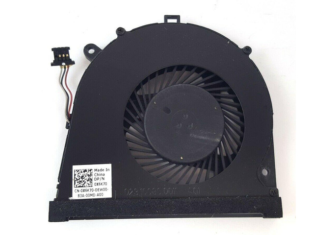 CPU Cooling Fan Replacement for Dell Latitude 15 3580 3588 P/N:X6K70 0X6K70 CN-0X6K70