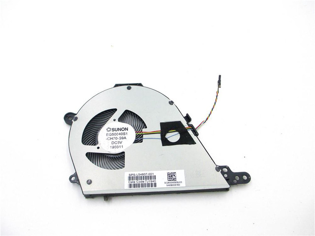 New CPU Cooling Fan for HP Chromebook 15-de 15-DE0010NR 15-DE0015NR 15-DE0021CL 15-DE0035CL 15-DE0042NR 15-DE0517WM 15-DE0518WM 15-DE0523DX...