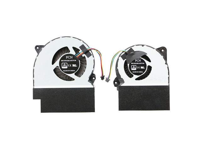 New Laptop CPU & GPU Cooling Fan Replacement For Asus ROG GL702ZC S7ZC P/N: 13NB0FV0M10011 13NB0FV0M09111