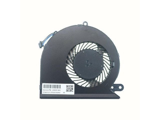 New CPU Cooling Fan Replacement for HP Pavilion 15-CU 15-CU0010NR 15-CU0058NR 15-CU0071NR TPN-Q209 P/N: L26237-001 L26241-001