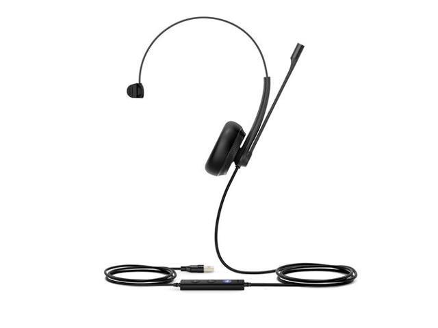 Yealink UH34-LITE-MONO-TEAMS Lite Mono Teams USB wired headset - Black