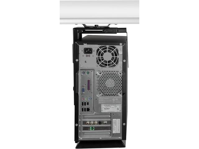 Mount-It! CPU Under Desk Mount Bracket - Computer Tower Wall and Under Counter Holder, 360 Degree Swivel Adjustable Height and Width Wall-Mountable