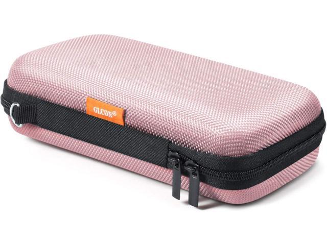 GLCON Cell Phone Carrying Case - Portable Hard EVA Charger Case - High Protection Small Zipper Travel Pouch Storage Bag Electronic Organizer for...