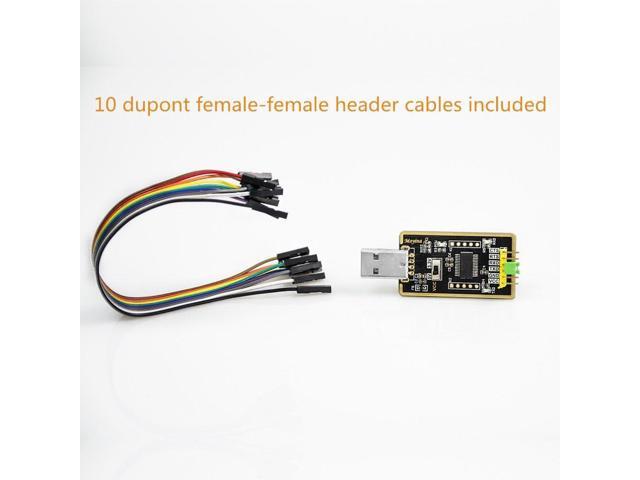USB to TTL Adapter, USB to Serial Converter for Development Projects - Featuring Genuine FTDI USB UART IC ?FT232RL?