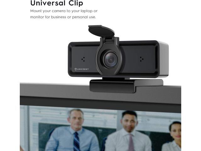 Amcrest 1080P Webcam with Microphone & Privacy Cover, 2 Noise-Cancelling Mics, USB Webcams for Desktop/Laptop PC Computer, Web Cam for Calls,...