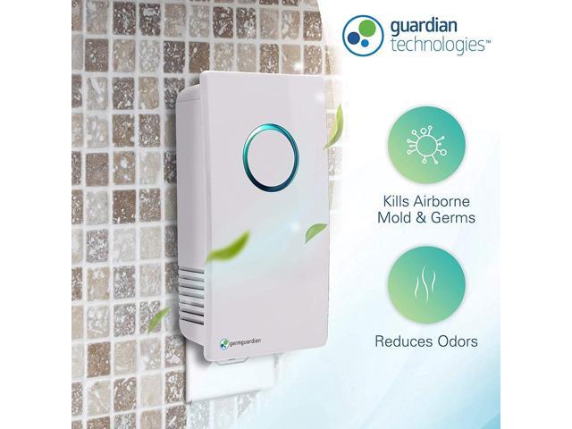 Germ Guardian GG1100W 7 Pluggable Small Air Purifier, Small Room Wall Air Sanitizer, Freshens Air, UV-C Light Kills Germs, Reduces Odors From Pets,...