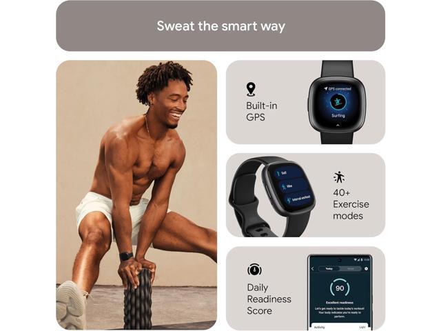 Fitbit - Versa 4 Fitness Smartwatch - Graphite - (2022) - image 3