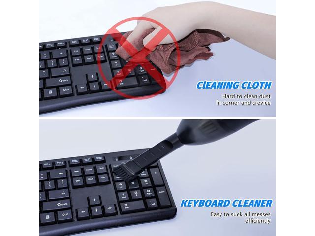 4.3Kpa Keyboard Vacuum Cleaner MiniHandheld Computer Vacuum Cordless for Car Laptop Sewing Machine Portable Keyboard Vac USB Desk Crumbs Dust Cleaners