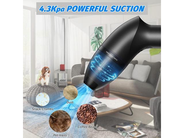 4.3Kpa Keyboard Vacuum Cleaner MiniHandheld Computer Vacuum Cordless for Car Laptop Sewing Machine Portable Keyboard Vac USB Desk Crumbs Dust Cleaners