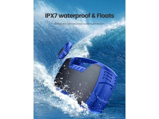 Houl Zallee IPX7 Waterproof Bluetooth Speaker, 40W (60W Peak) Portable Wireless Speakers, 32H Playtime, Stereo Loud Sound, Deep Bass, Bluetooth...